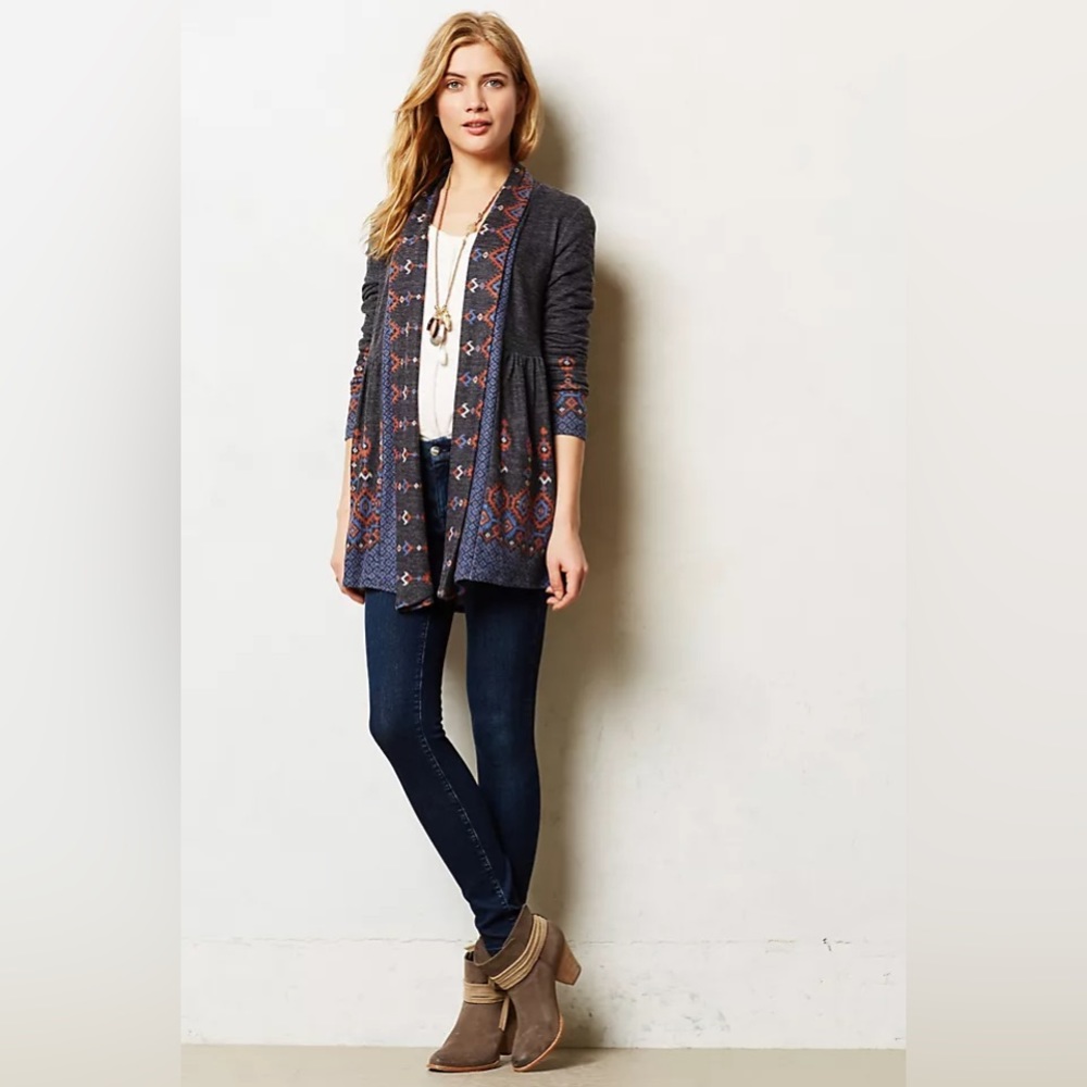 ANTHROPOLOGIE ONE SEPTEMBER CARDIGAN LARGE